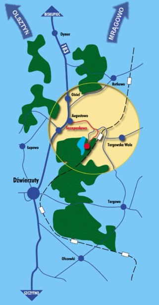 Mapka dojazdu